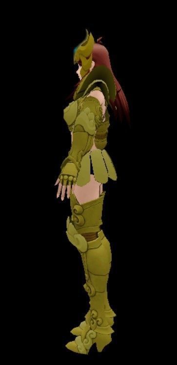 Saint Seya Leo Woman 3D model 3D model_1