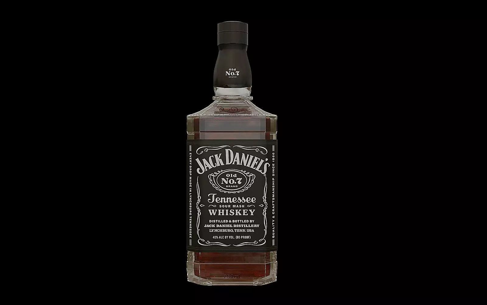 Jack Daniels Free 3D model_0
