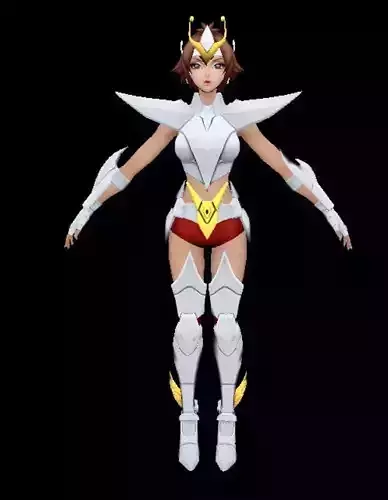 Saint Seya Pegaso Woman 3D model 3D model 3D model