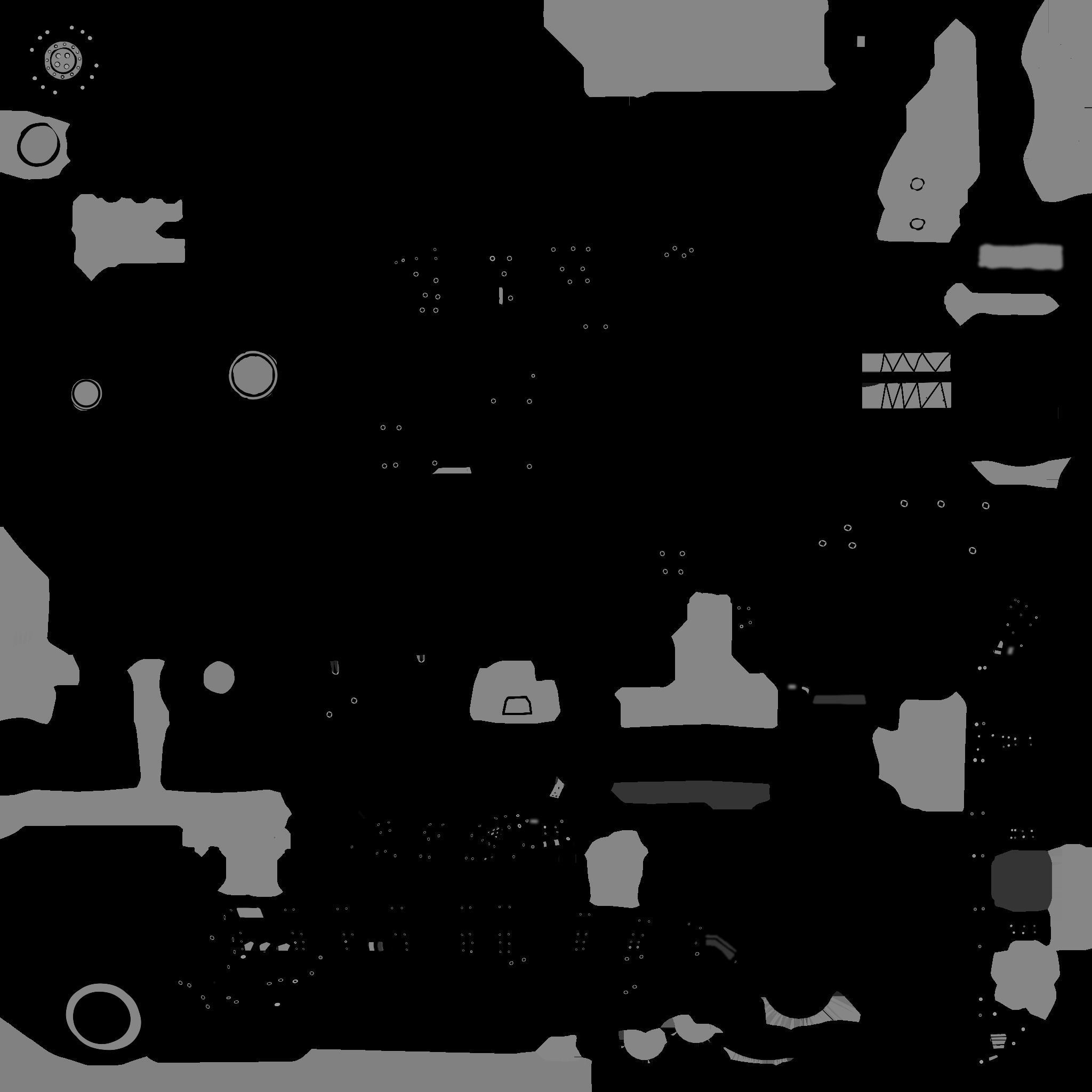 Warp A2 Predtaror Tank Assault Gim Low-poly 3D model_22