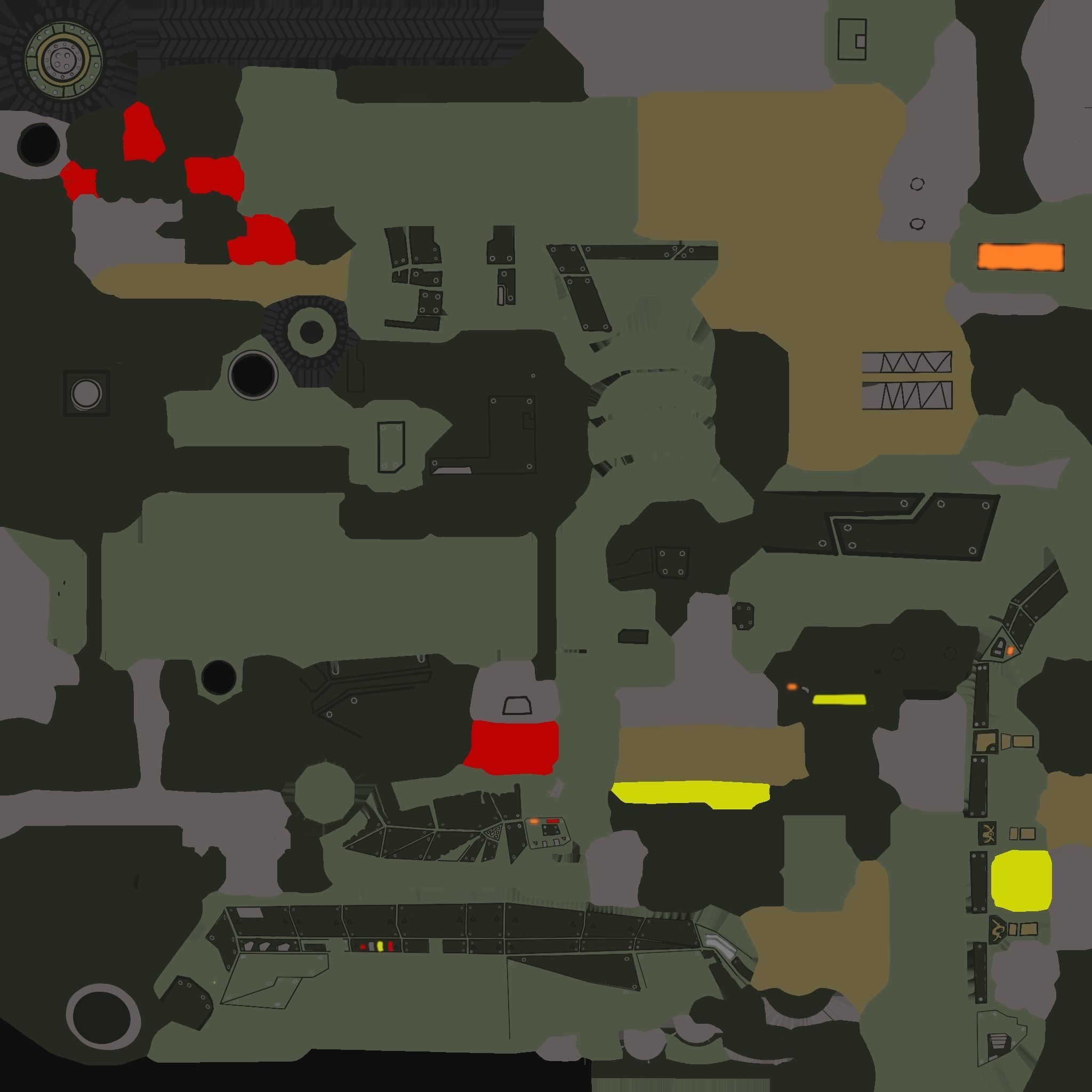 Warp A2 Predtaror Tank Assault Gim Low-poly 3D model_23