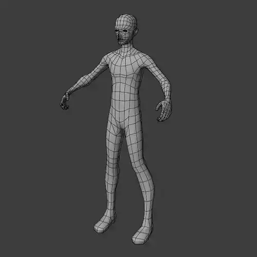 Low-Poly Male Basemesh