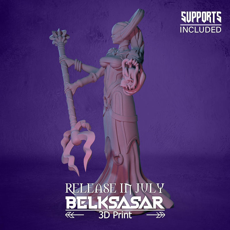 Priestess Seed of Elders Normal and Topless 3D print model_6