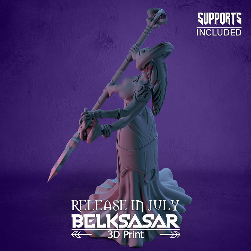 Priestess Seed of Elders Normal and Topless 3D print model_33