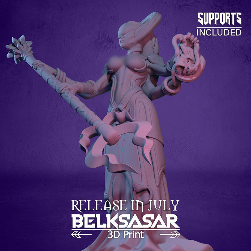 Priestess Seed of Elders Normal and Topless 3D print model_37