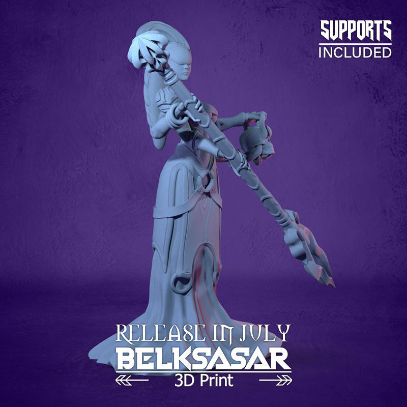 Priestess Seed of Elders Normal and Topless 3D print model_16