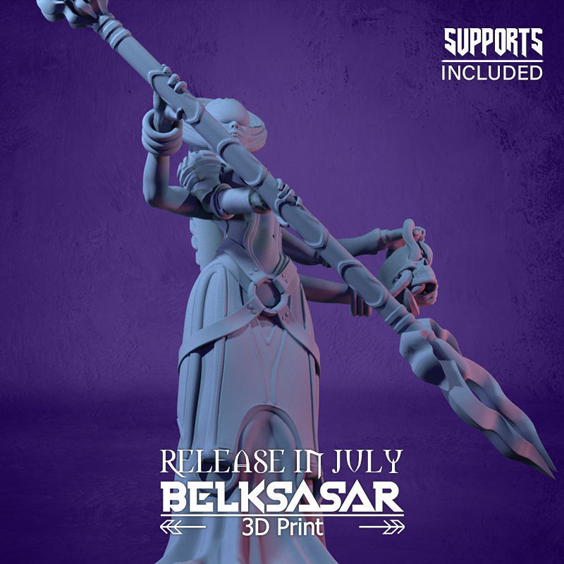 Priestess Seed of Elders Normal and Topless 3D print model_35