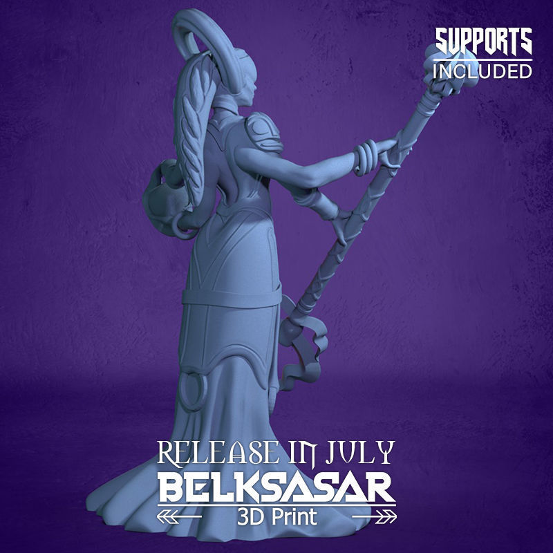 Priestess Seed of Elders Normal and Topless 3D print model_13