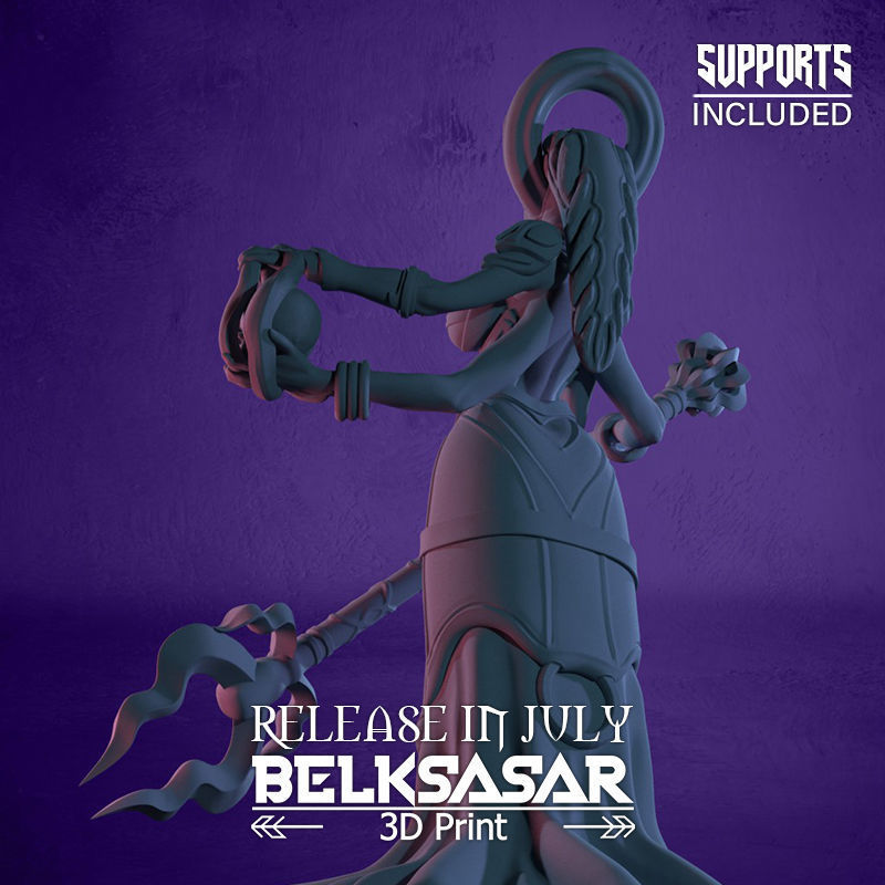 Priestess Seed of Elders Normal and Topless 3D print model_40