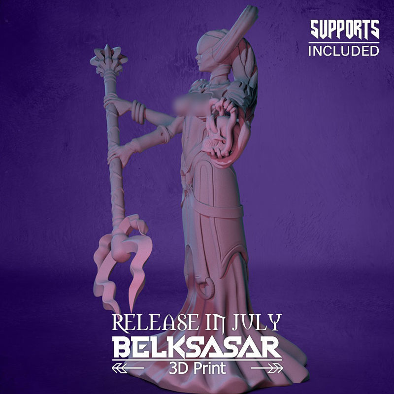 Priestess Seed of Elders Normal and Topless 3D print model_5