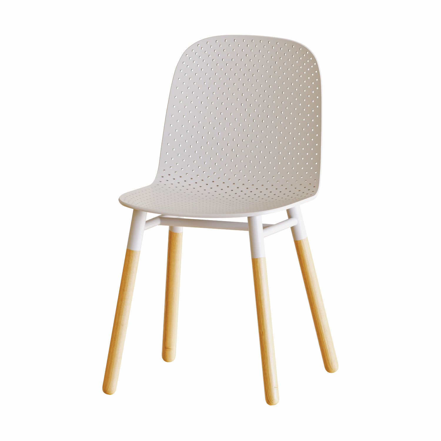 Hay table and chairs set 3 3D model_1