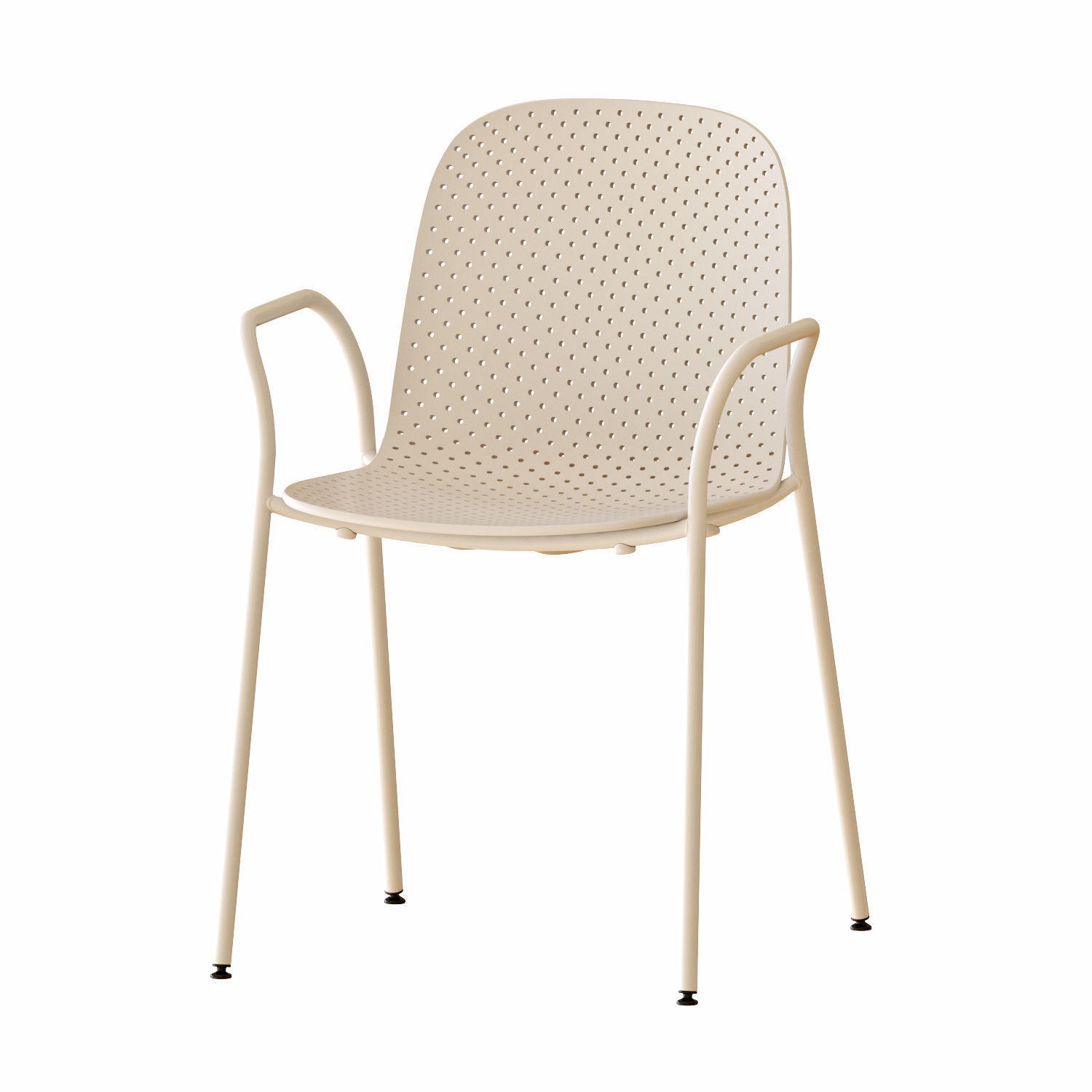 Hay table and chairs set 3 3D model_3