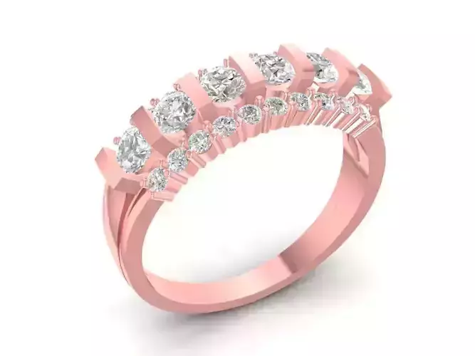 Luxury Multi Diamond Cluster Engagement Ring for Women 1249