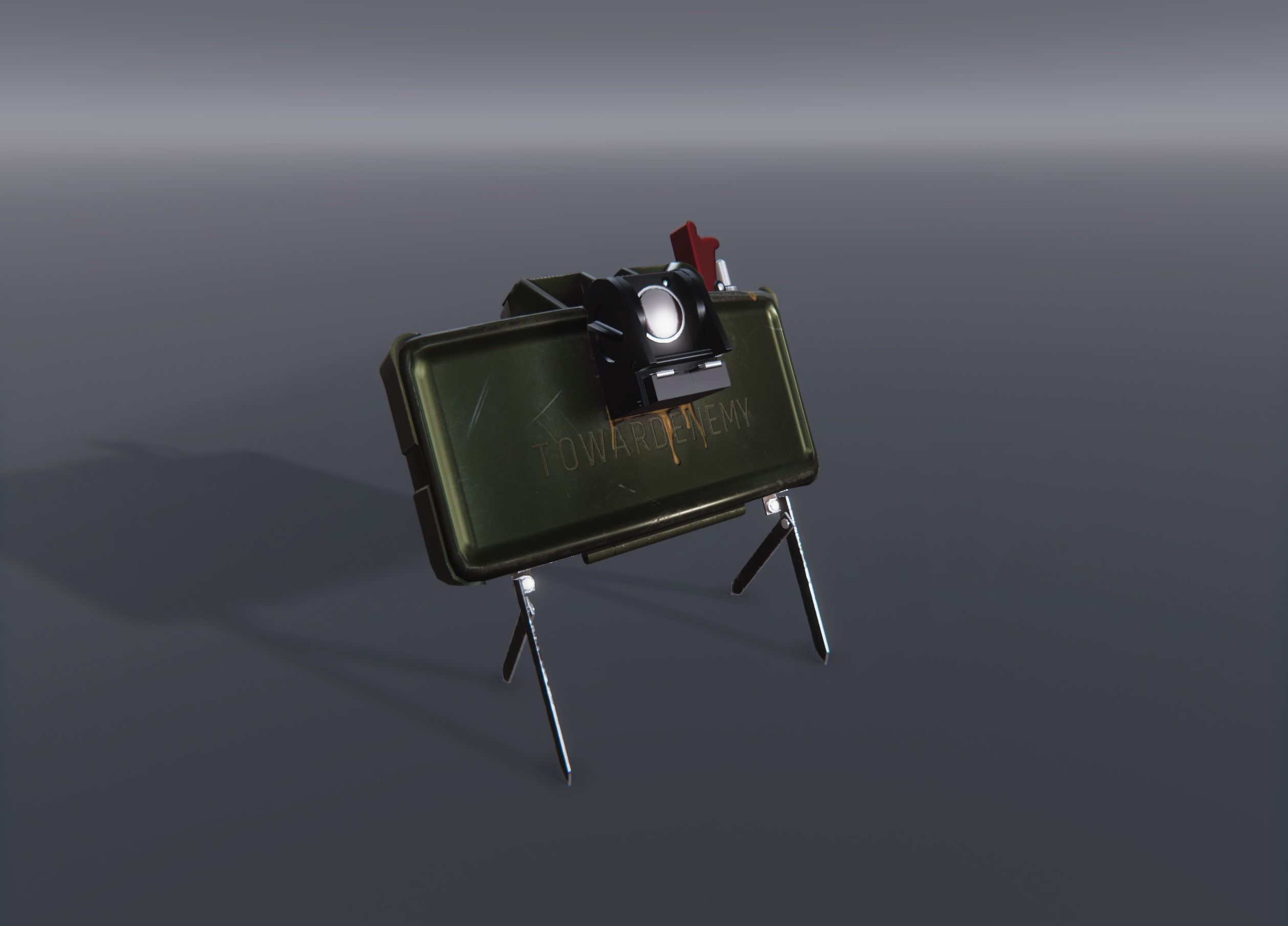 Claymore - M18 Mine Low-poly 3D model_6