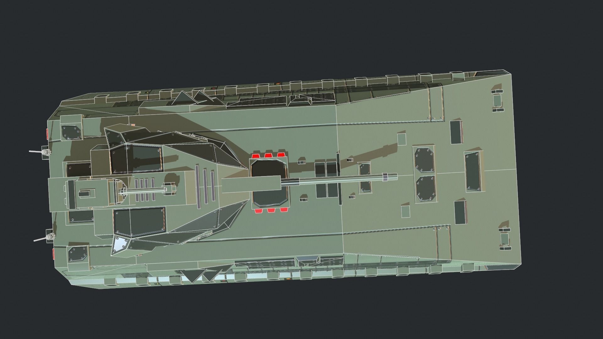 Tanks For RTS Game Pack 2 Low-poly 3D model_82