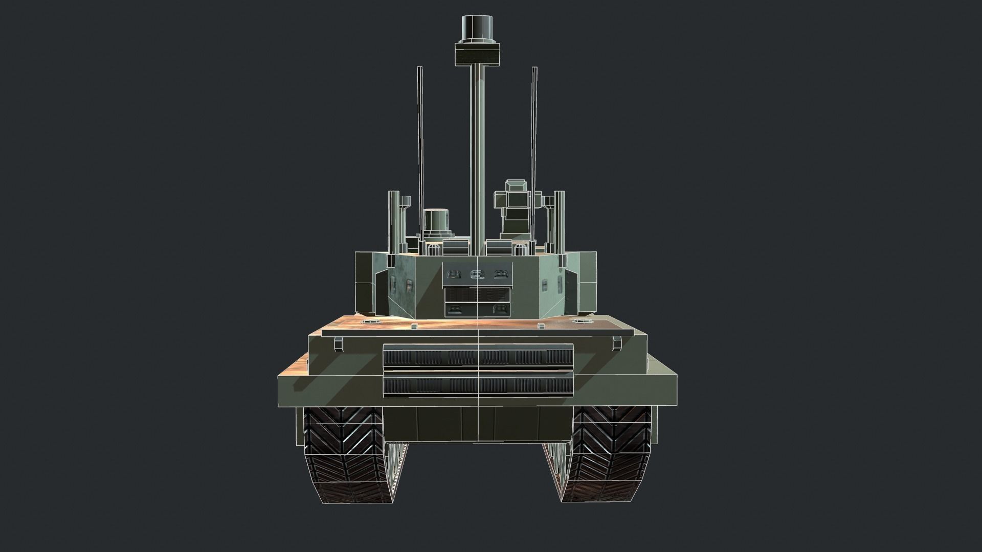 Tanks For RTS Game Pack 2 Low-poly 3D model_29