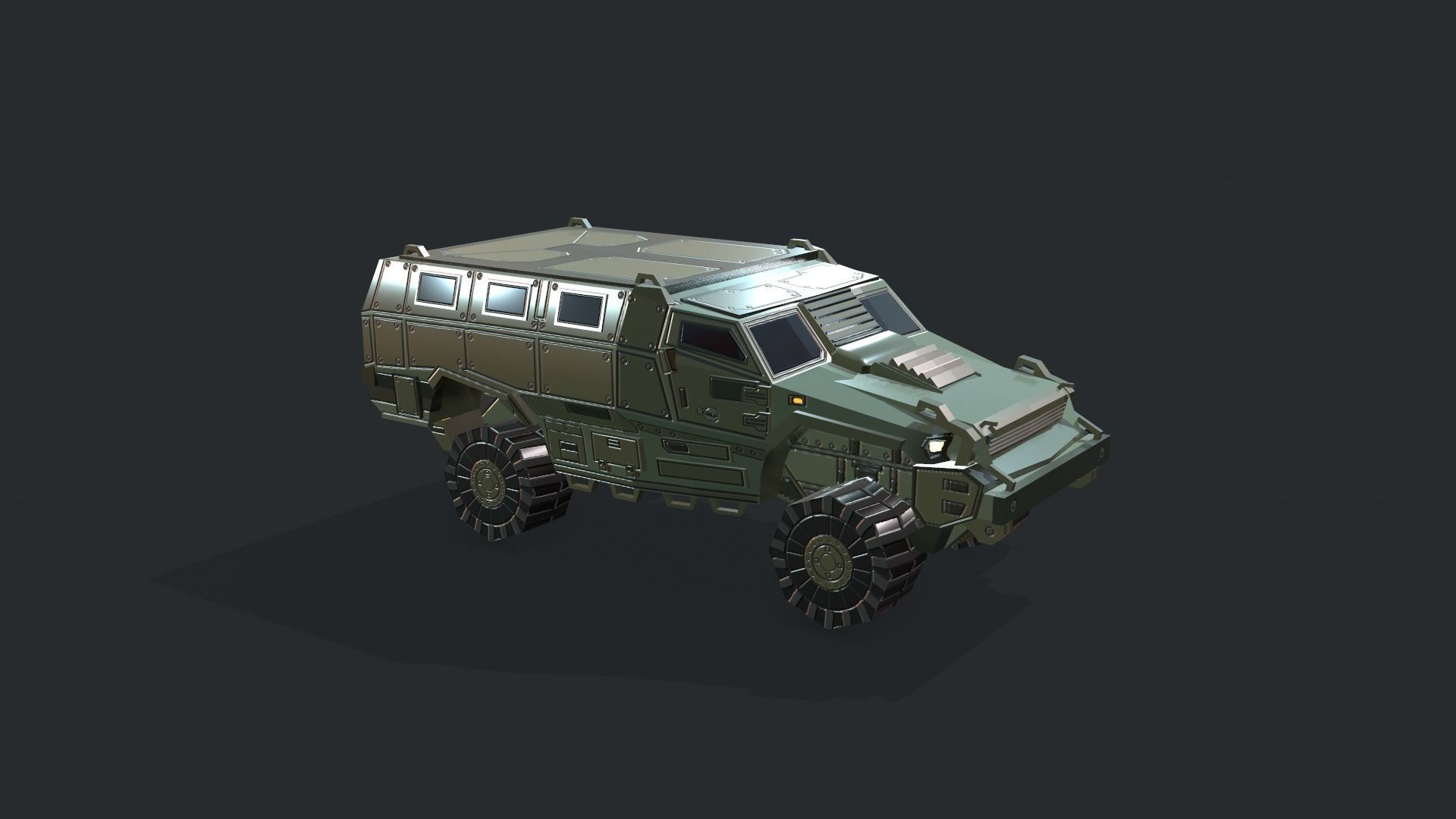 Tanks For RTS Game Pack 2 Low-poly 3D model_43