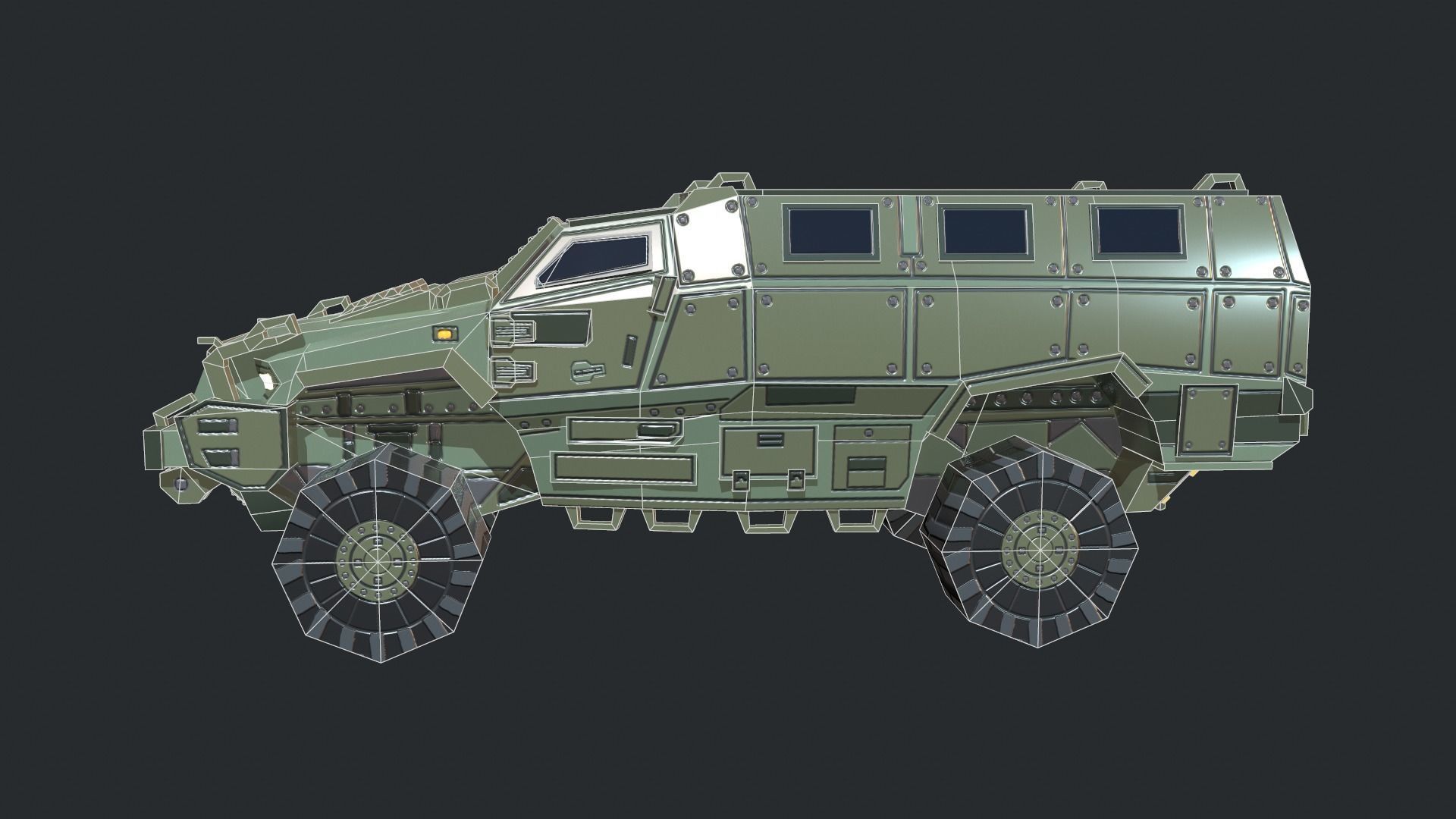 Tanks For RTS Game Pack 2 Low-poly 3D model_63