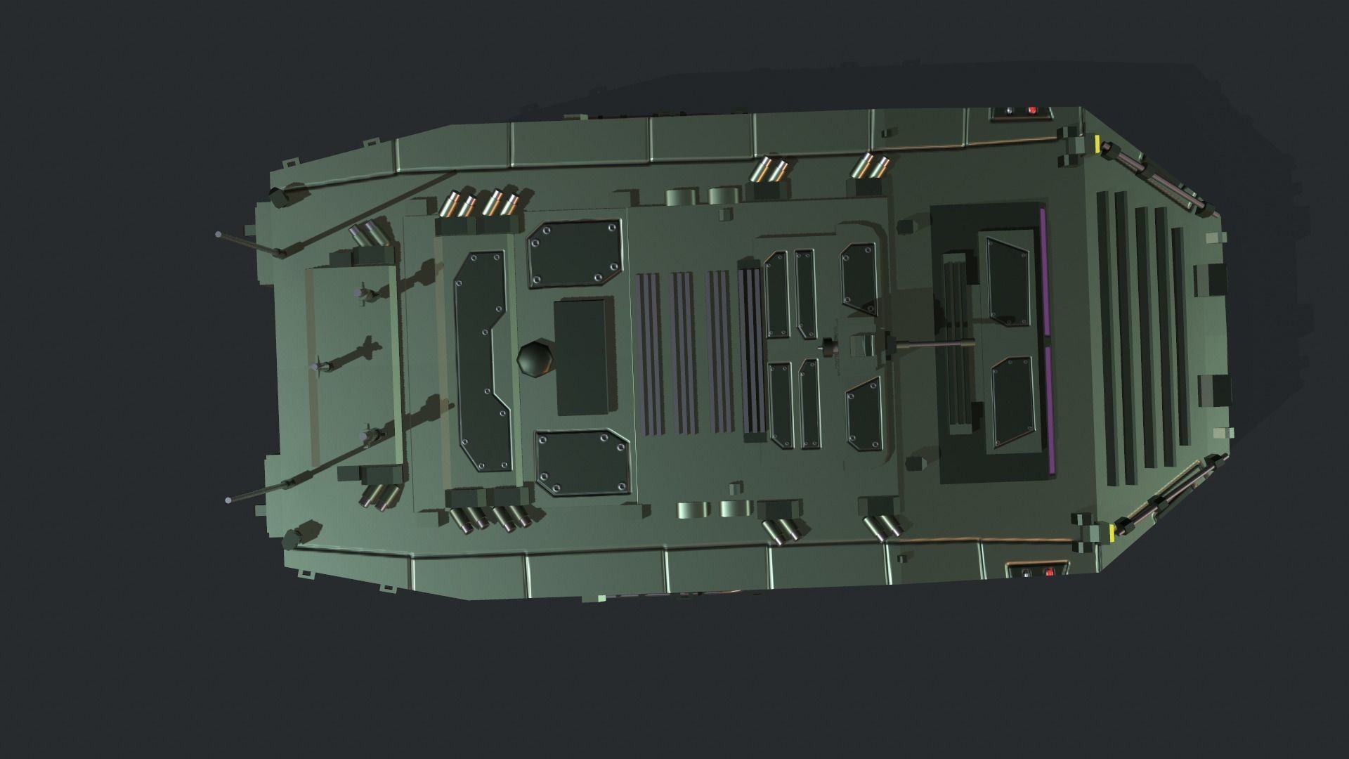 Tanks For RTS Game Pack 2 Low-poly 3D model_116