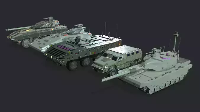 Tanks For RTS Game Pack 2