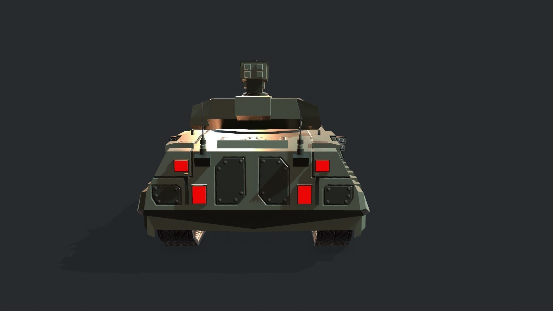 Tanks For RTS Game Pack 2 Low-poly 3D model_69