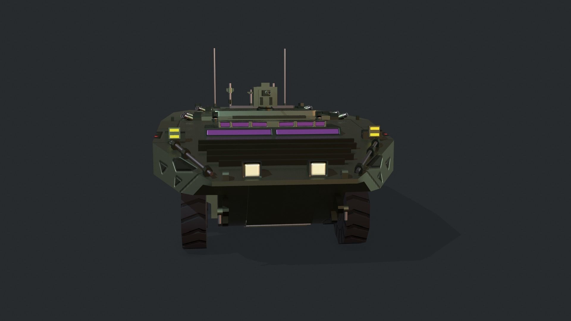 Tanks For RTS Game Pack 2 Low-poly 3D model_108