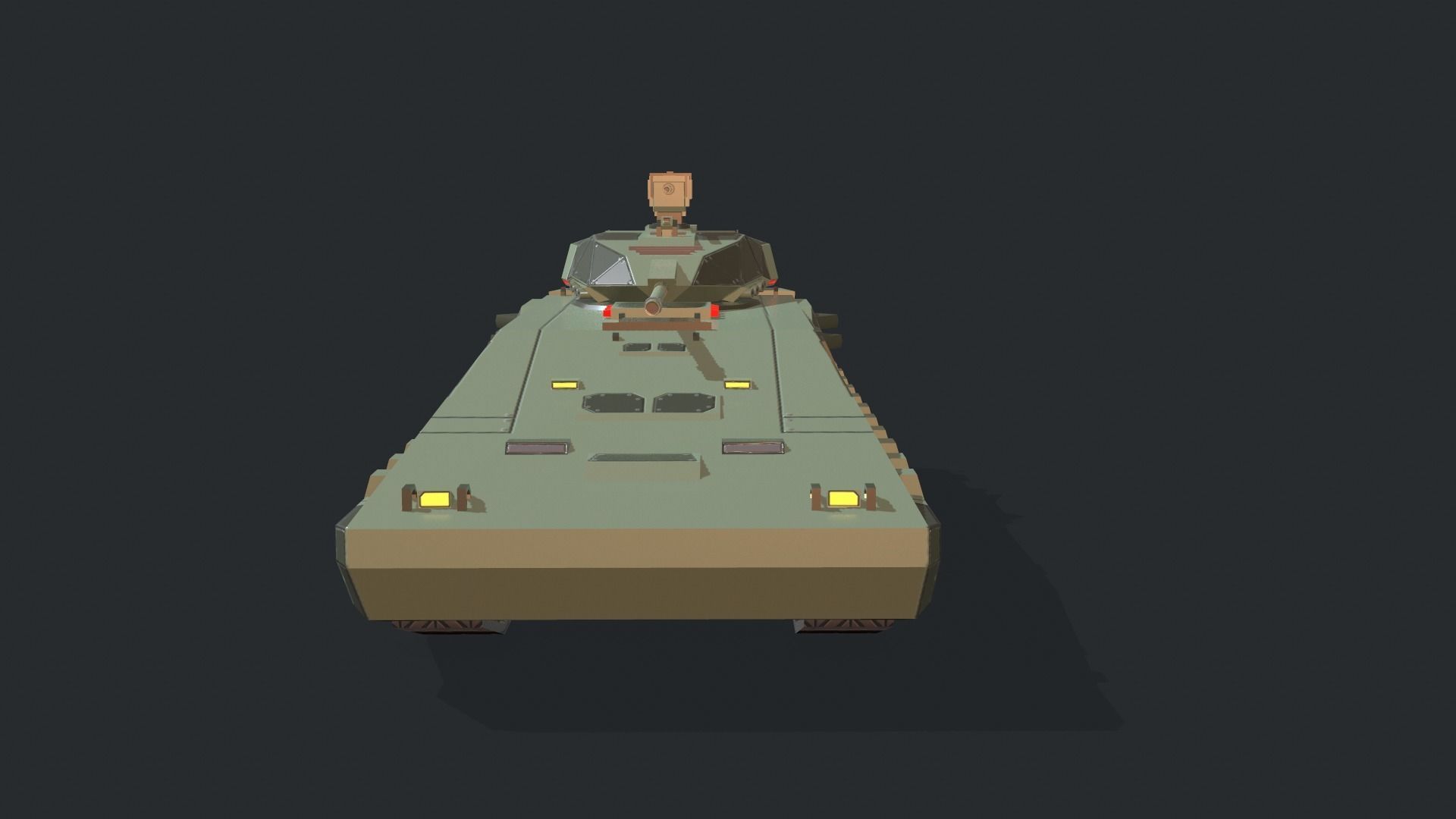 Tanks For RTS Game Pack 2 Low-poly 3D model_64