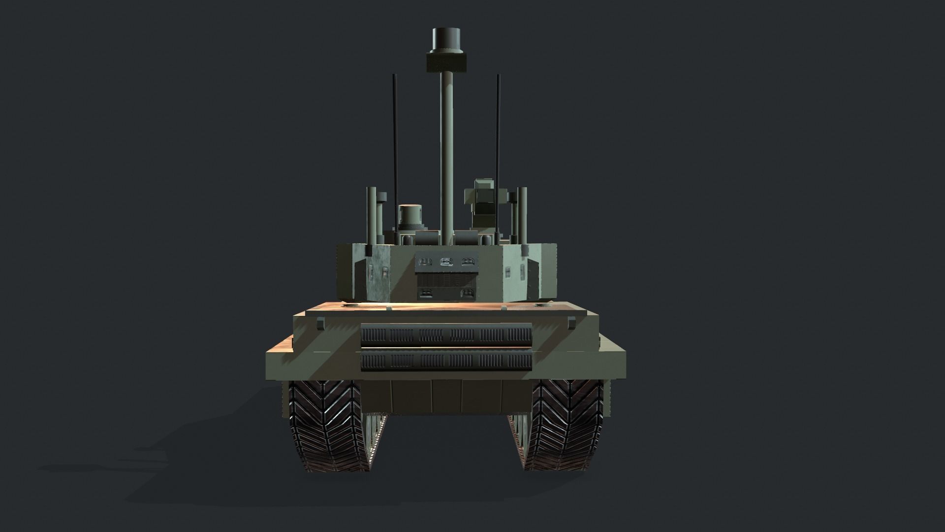 Tanks For RTS Game Pack 2 Low-poly 3D model_14