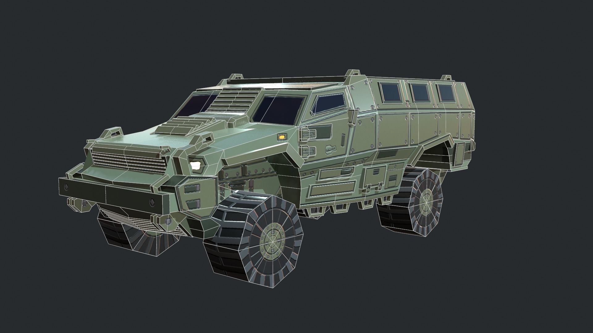 Tanks For RTS Game Pack 2 Low-poly 3D model_54