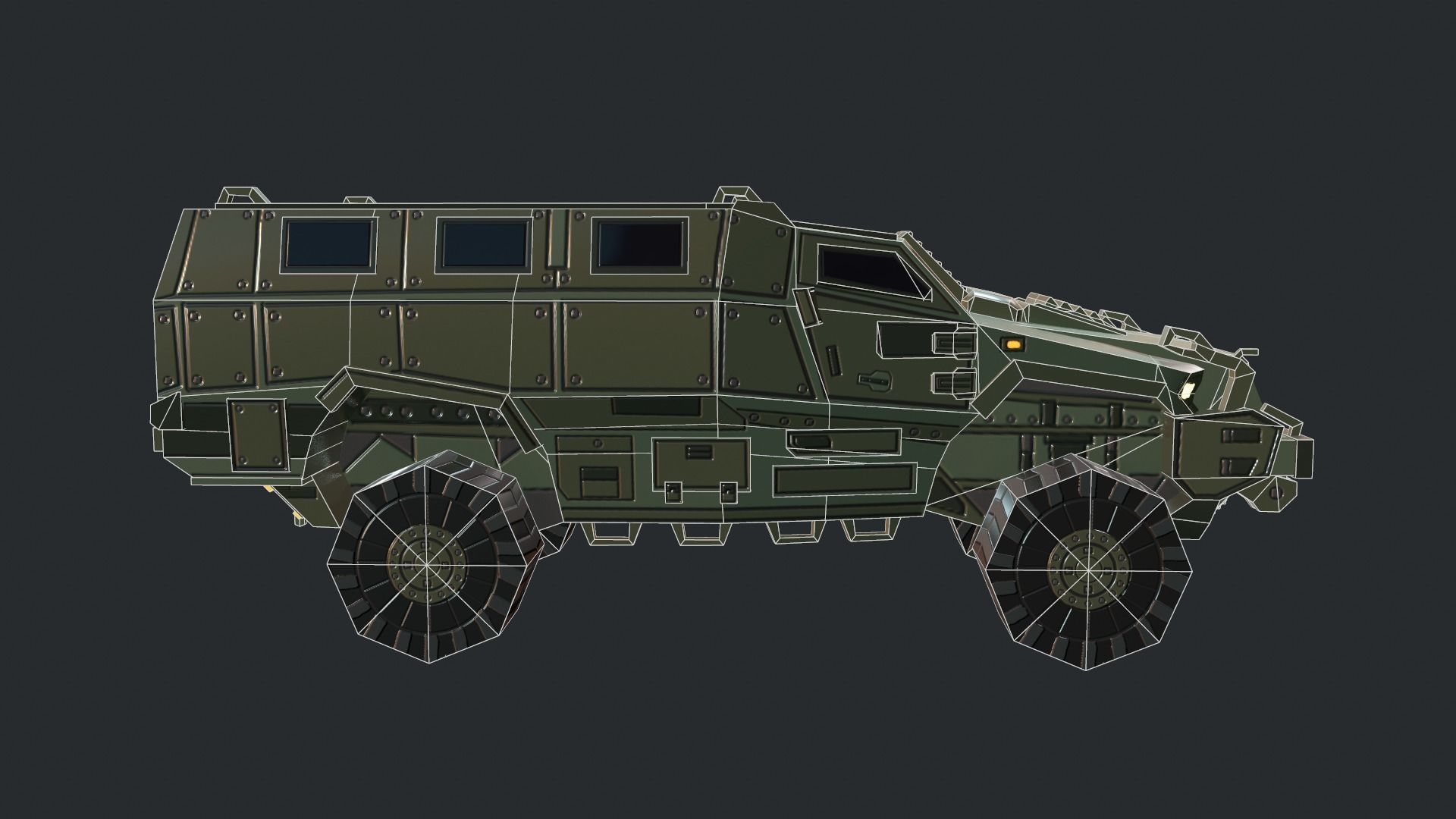 Tanks For RTS Game Pack 2 Low-poly 3D model_60