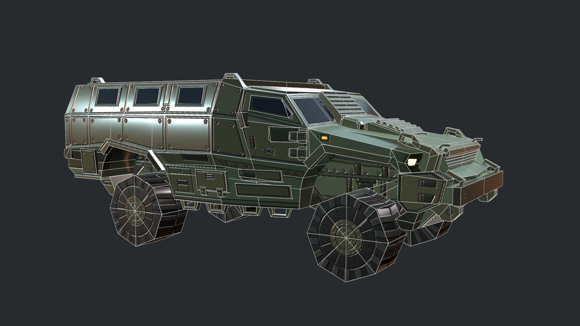 Tanks For RTS Game Pack 2 Low-poly 3D model_62