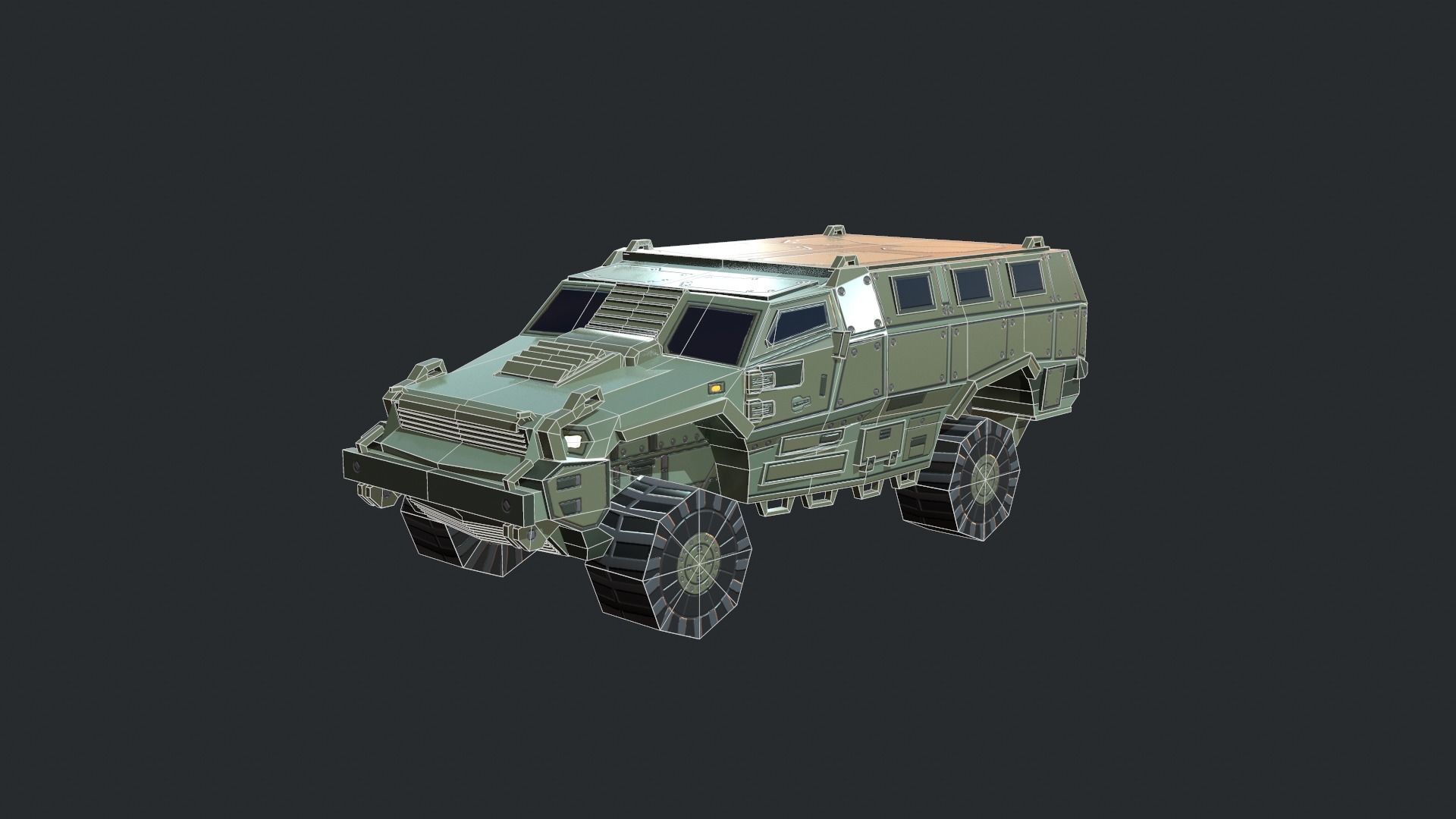 Tanks For RTS Game Pack 2 Low-poly 3D model_51
