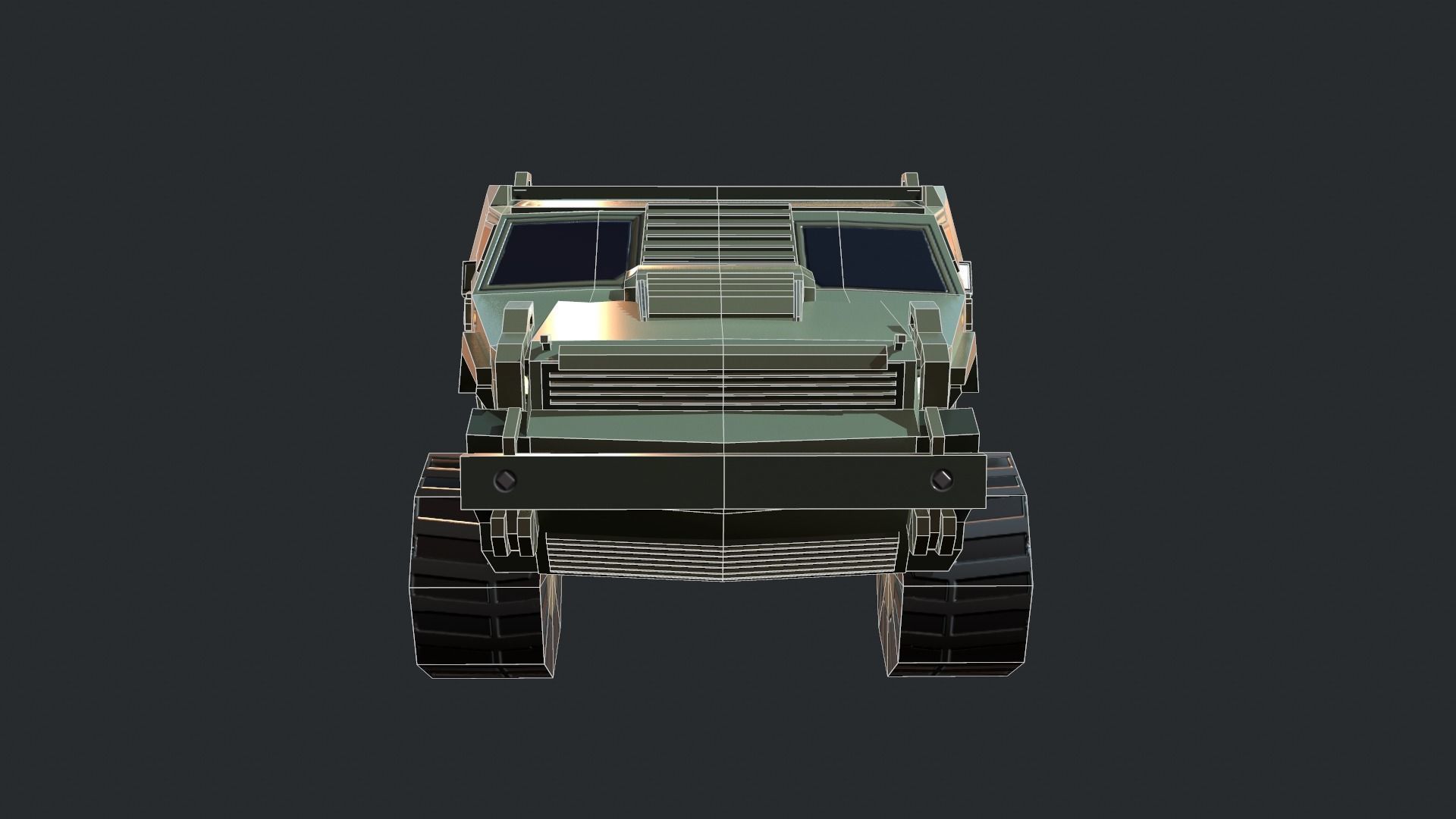 Tanks For RTS Game Pack 2 Low-poly 3D model_45