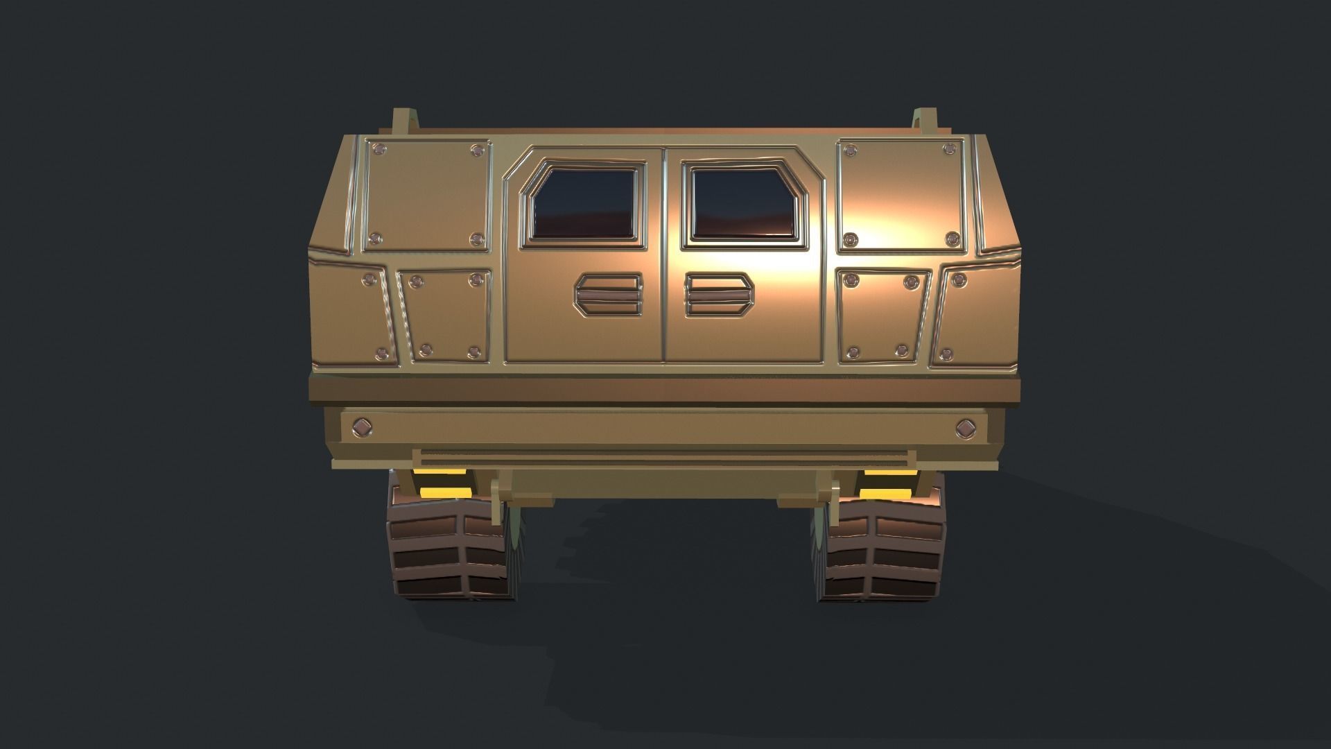 Tanks For RTS Game Pack 2 Low-poly 3D model_49