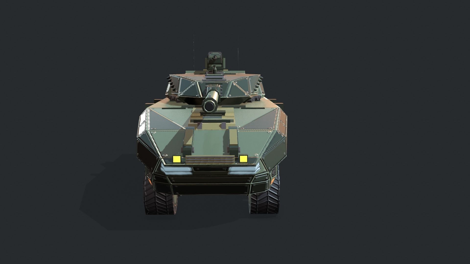 Tanks For RTS Game Pack 2 Low-poly 3D model_107