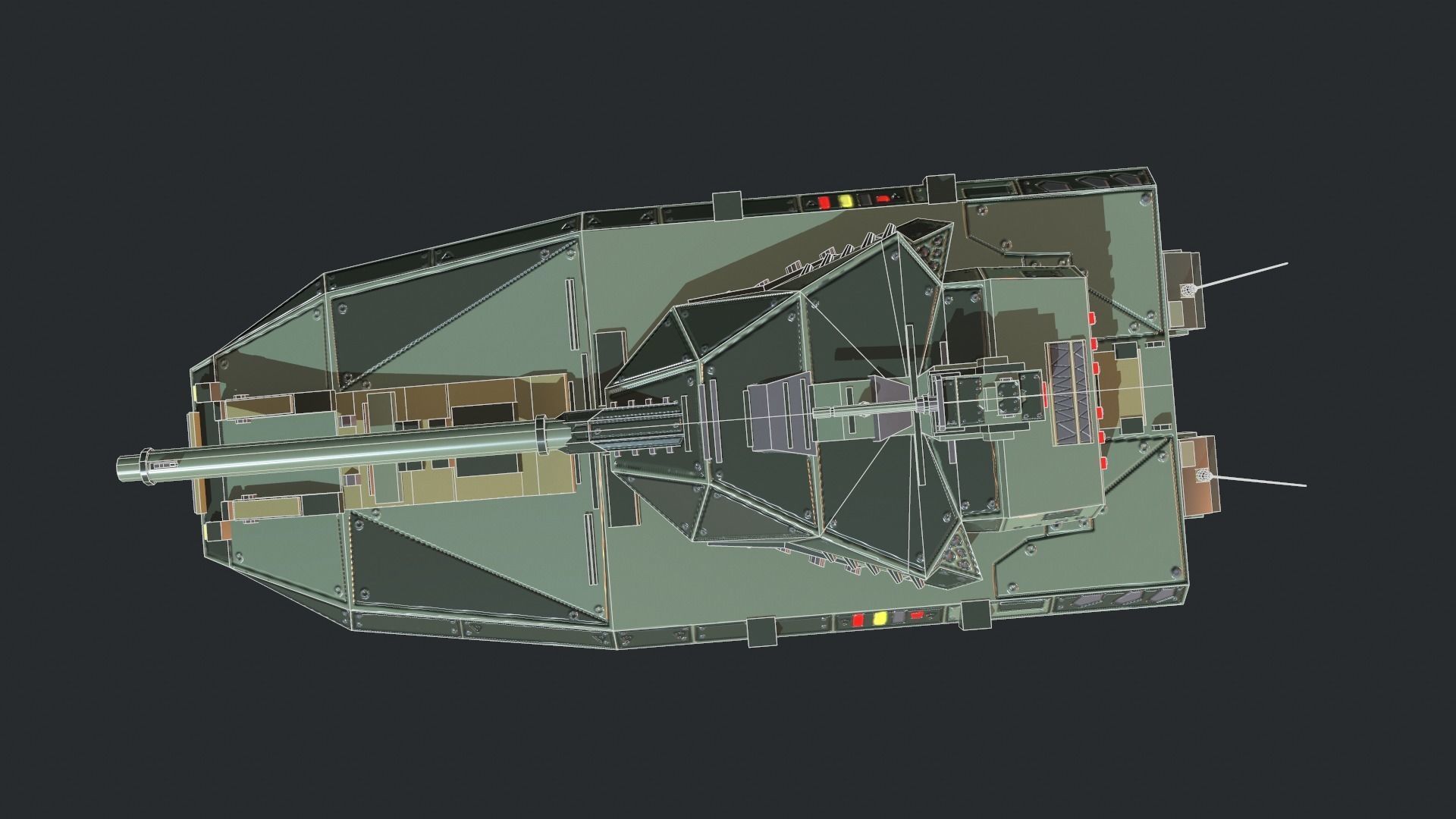 Tanks For RTS Game Pack 2 Low-poly 3D model_109