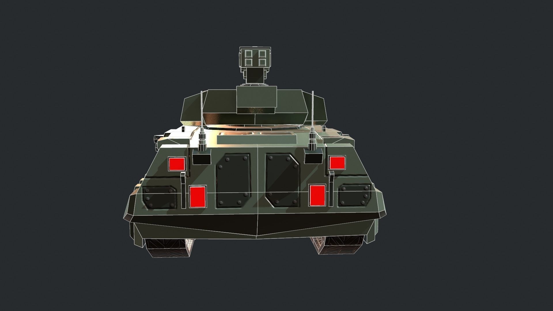 Tanks For RTS Game Pack 2 Low-poly 3D model_73