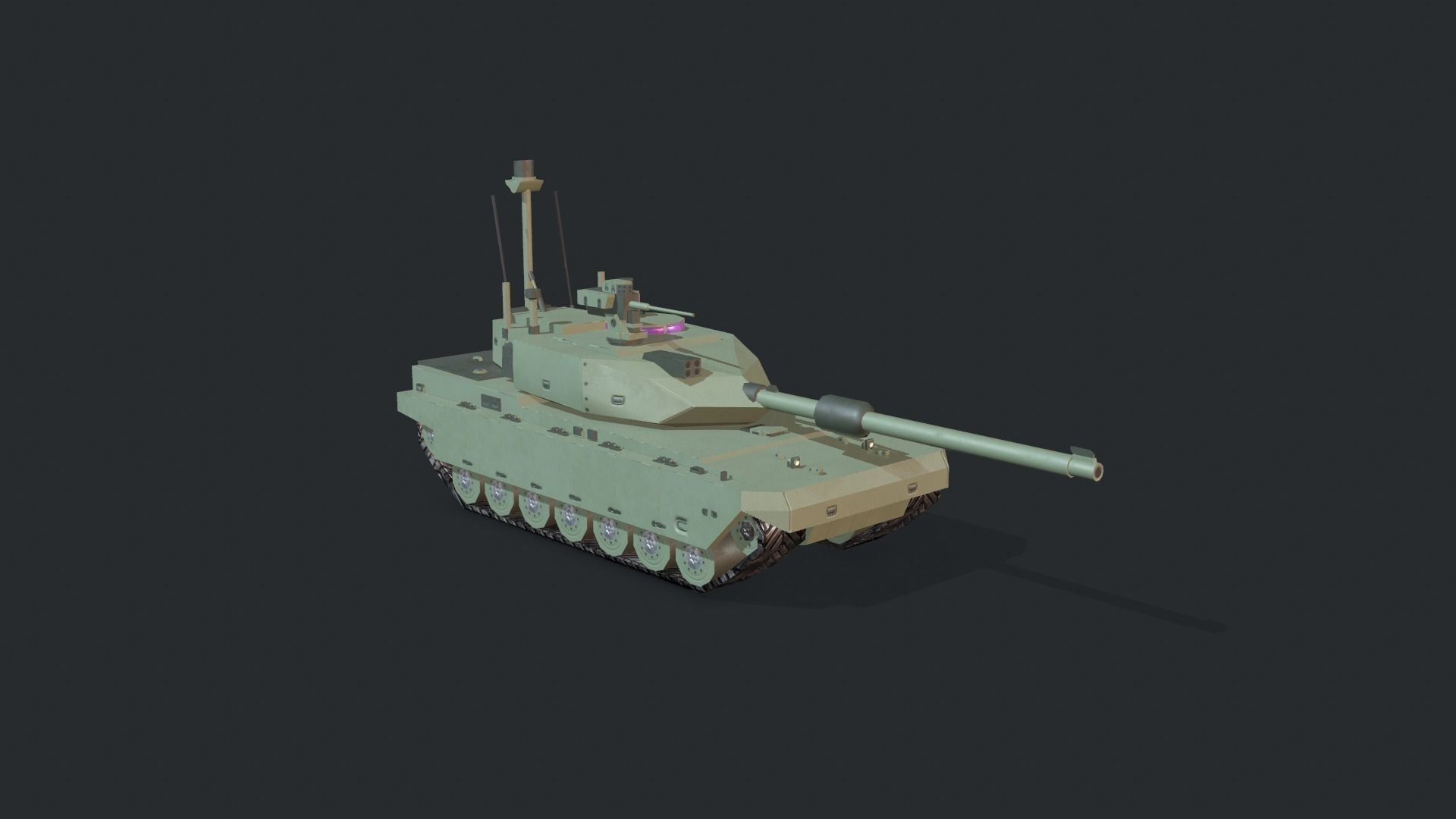 Tanks For RTS Game Pack 2 Low-poly 3D model_26