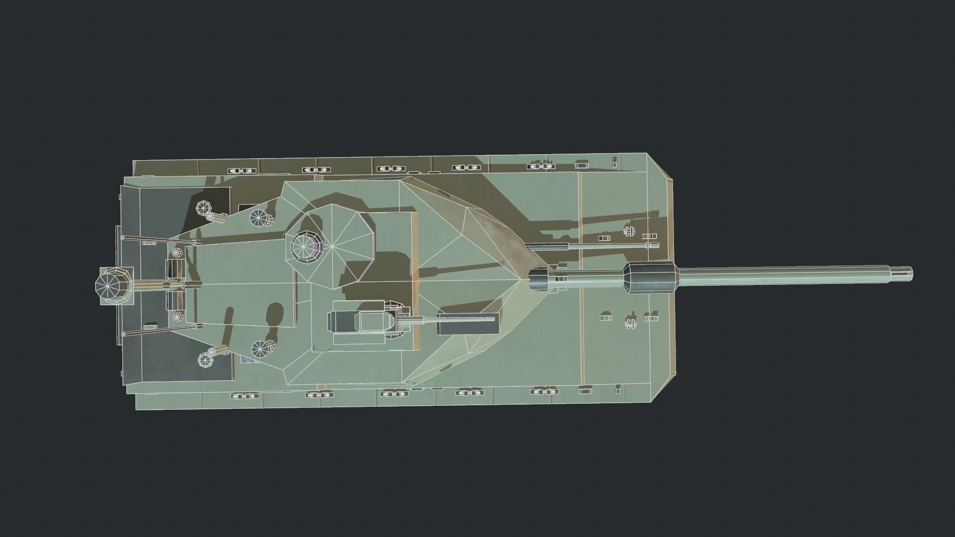 Tanks For RTS Game Pack 2 Low-poly 3D model_38