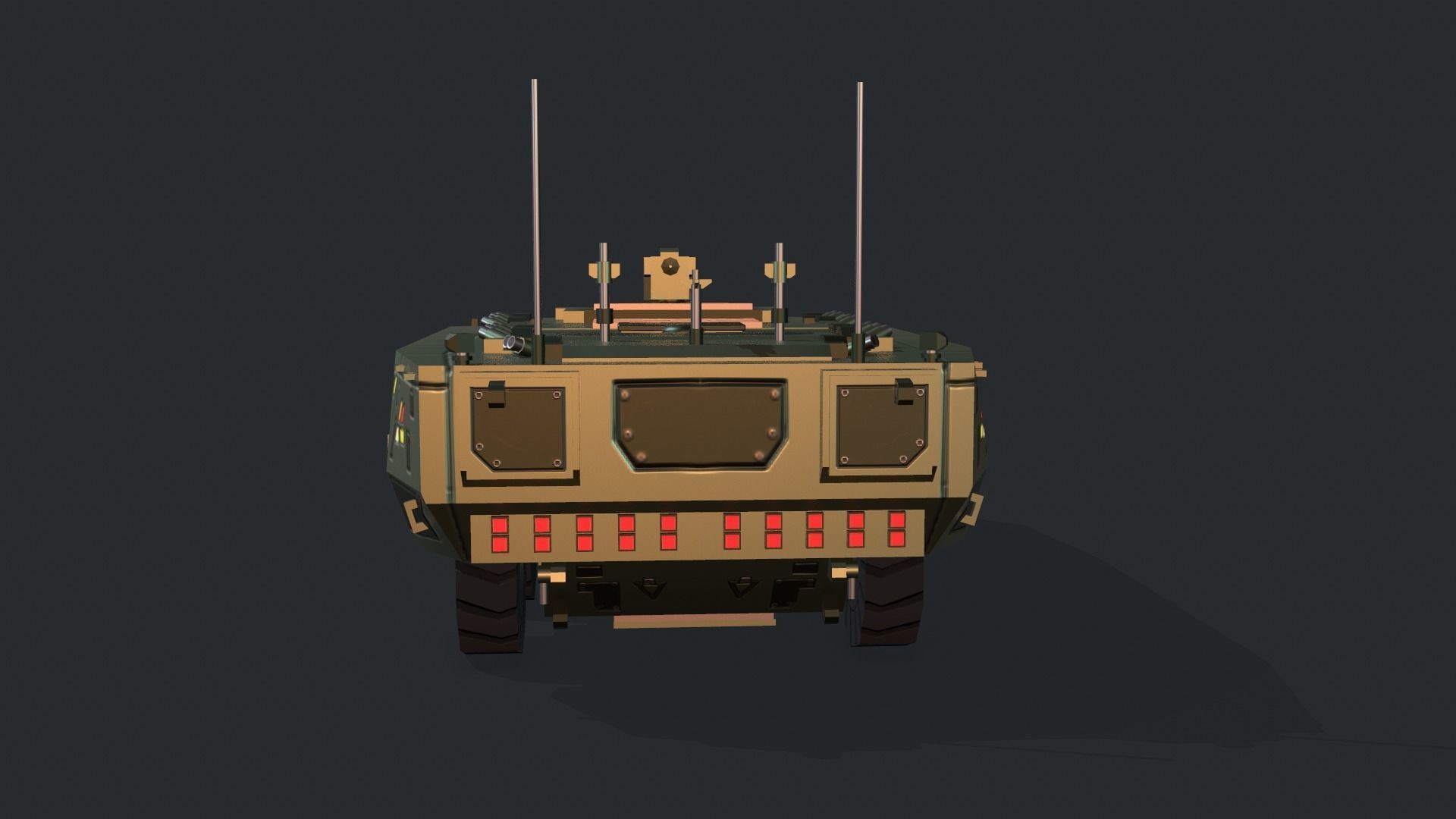 Tanks For RTS Game Pack 2 Low-poly 3D model_117