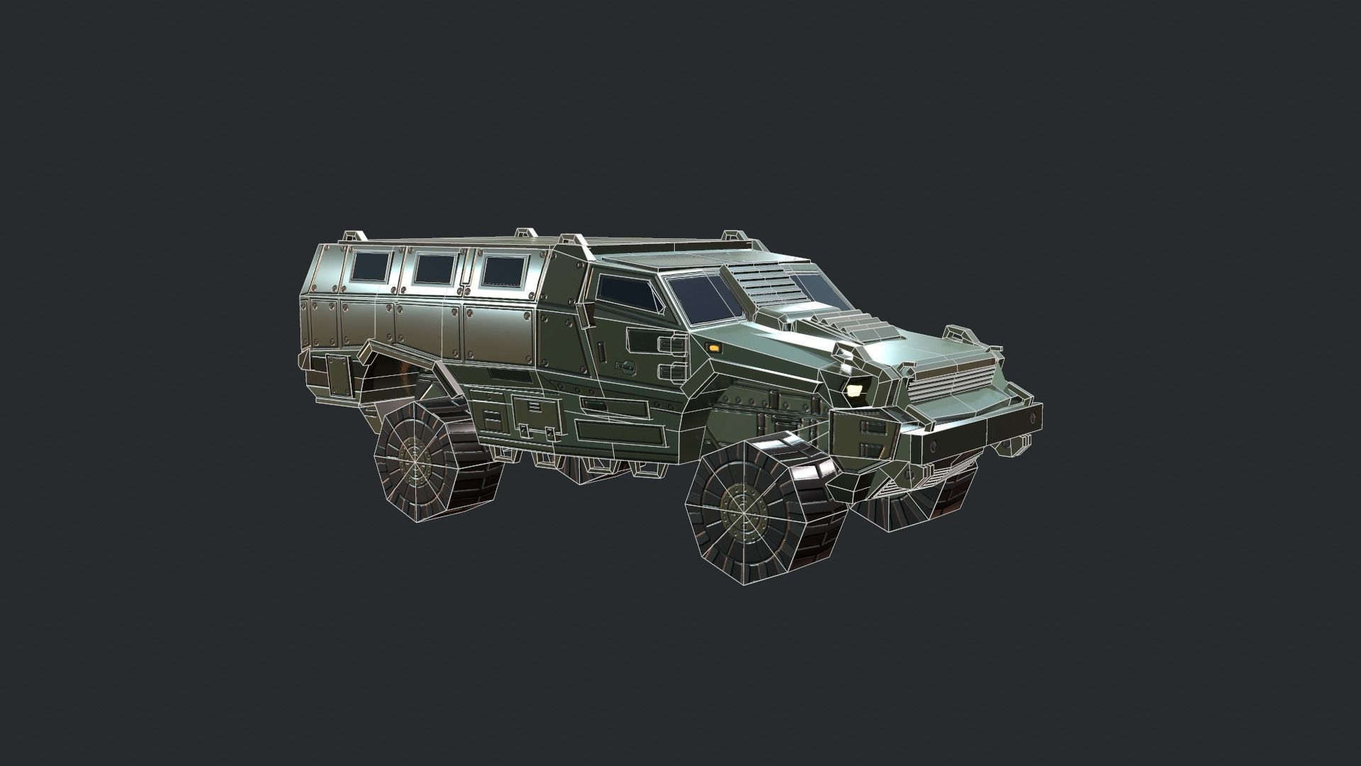 Tanks For RTS Game Pack 2 Low-poly 3D model_52