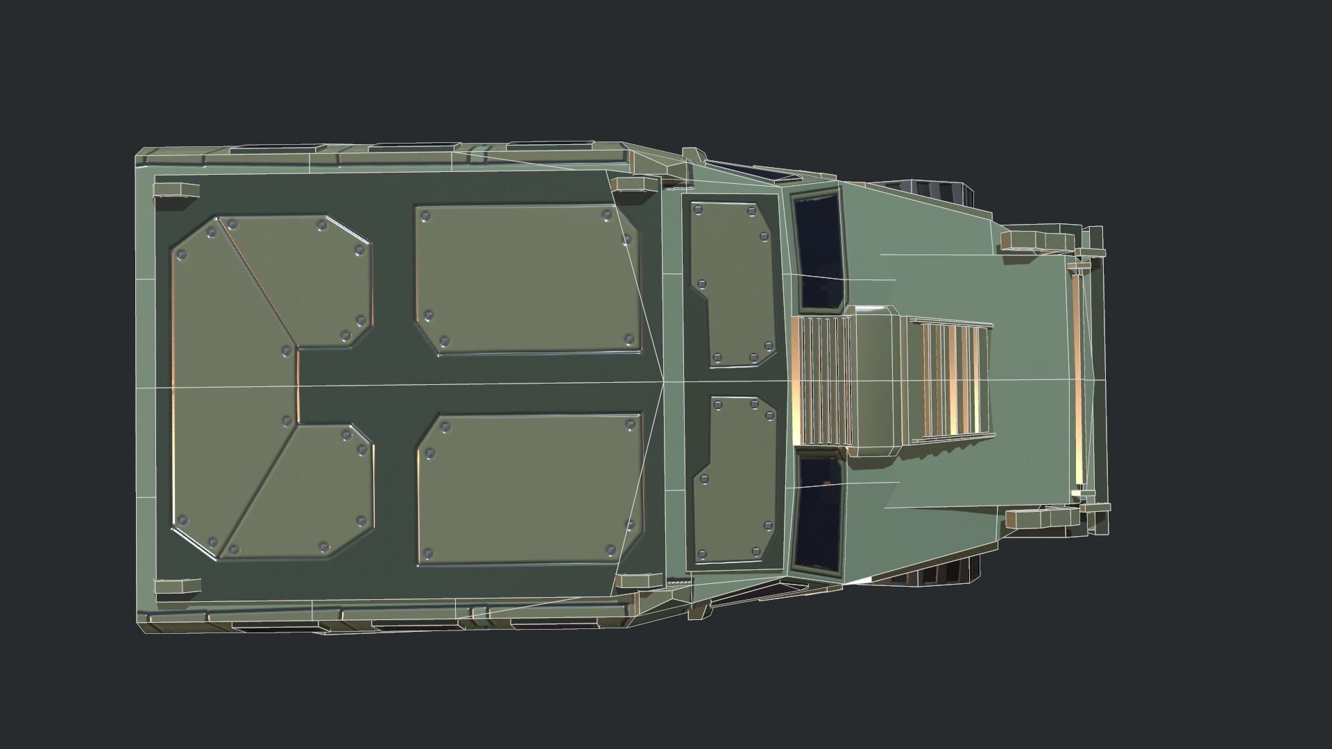 Tanks For RTS Game Pack 2 Low-poly 3D model_56