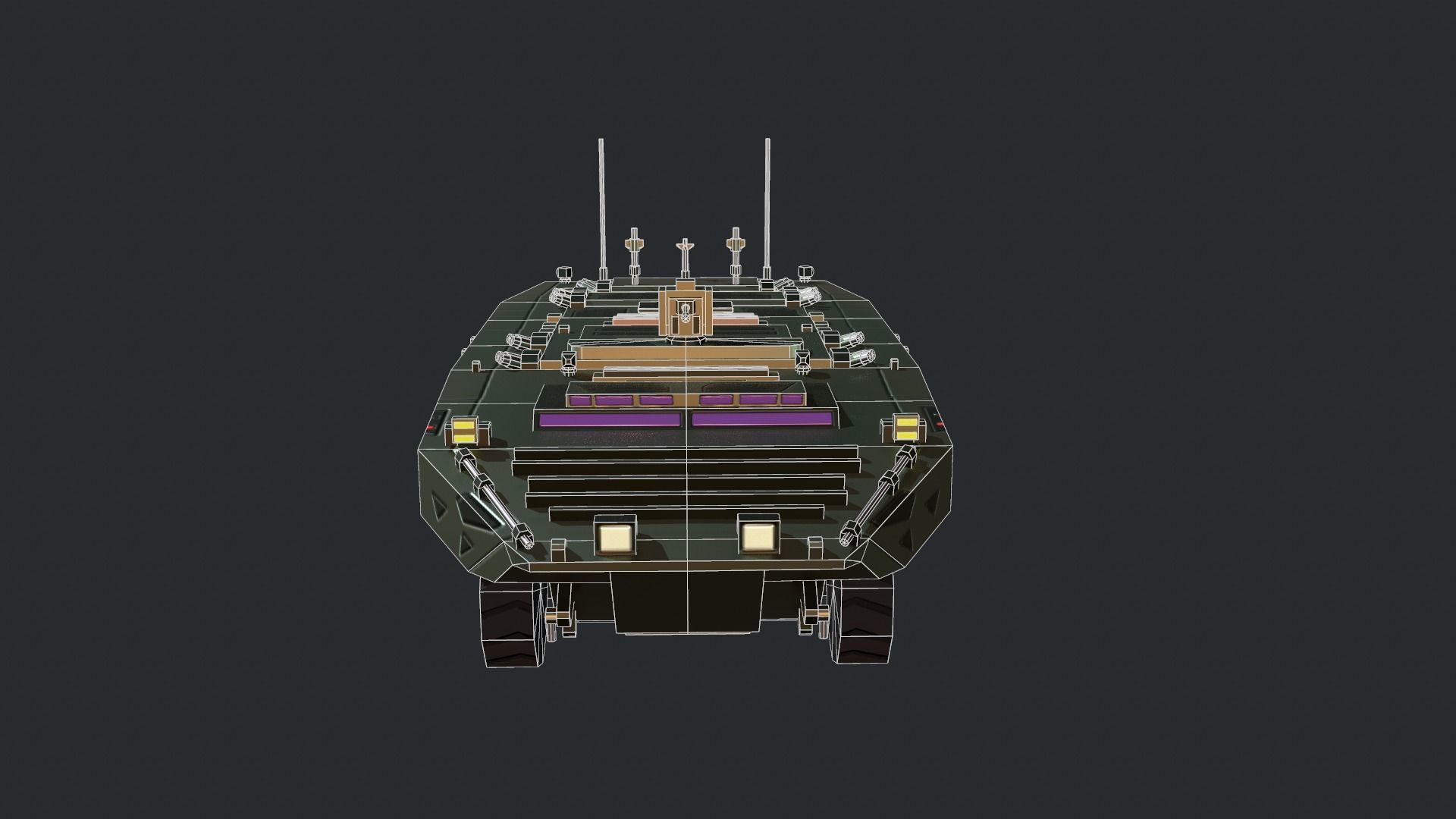 Tanks For RTS Game Pack 2 Low-poly 3D model_121