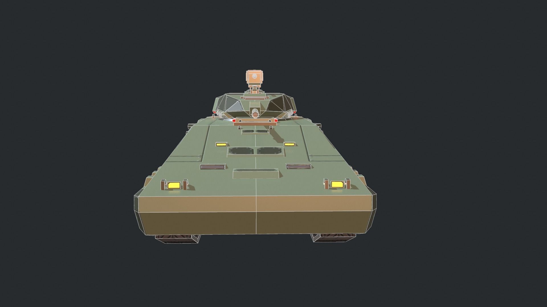Tanks For RTS Game Pack 2 Low-poly 3D model_72
