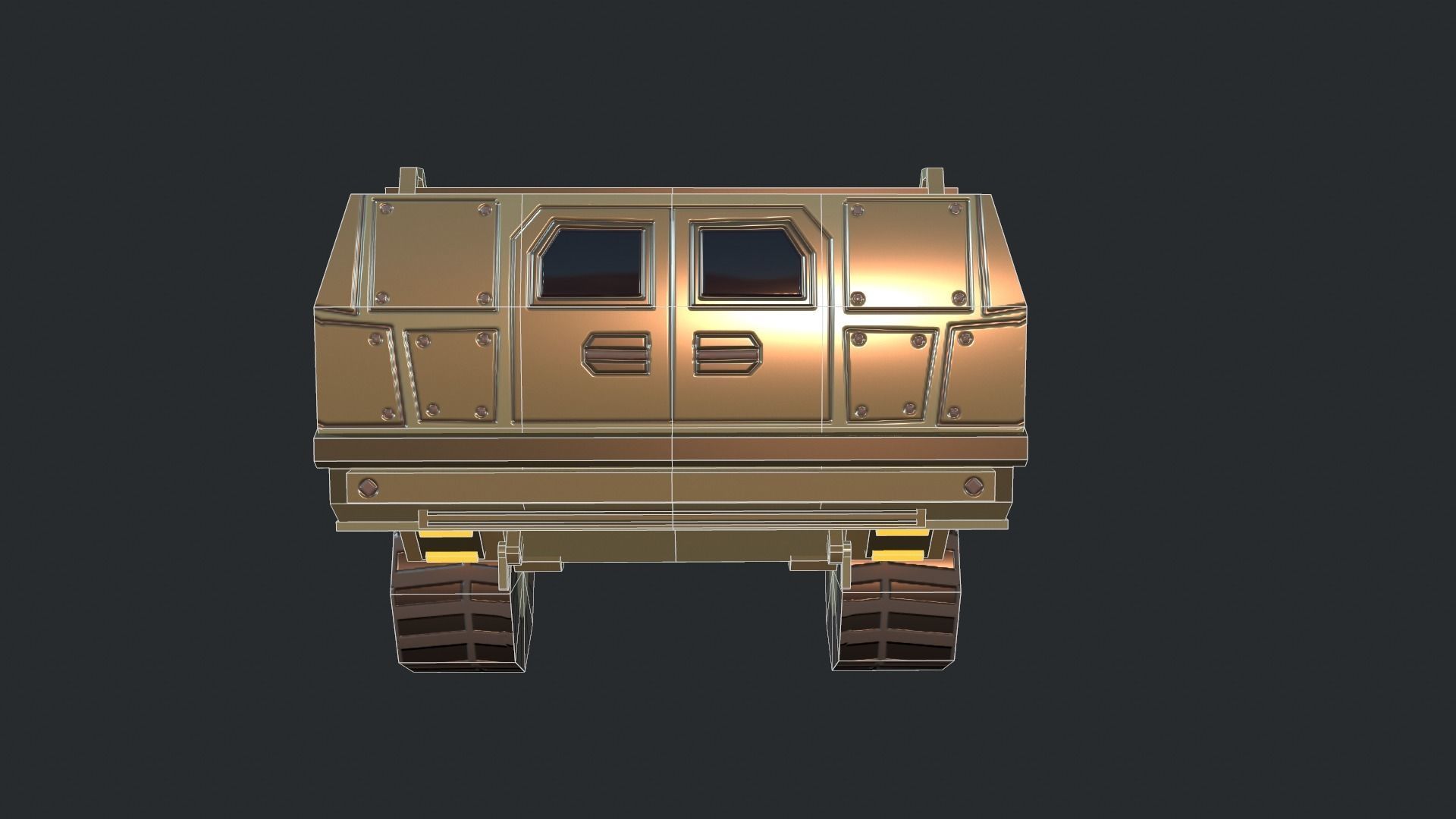Tanks For RTS Game Pack 2 Low-poly 3D model_46