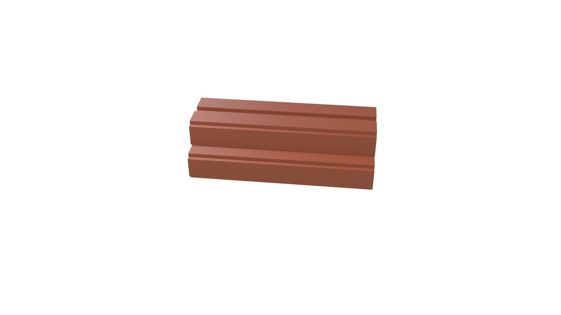 Voxel Wood Log v1 001 Low-poly 3D model_85