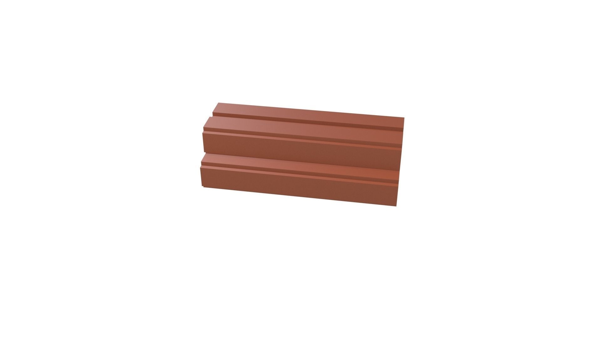 Voxel Wood Log v1 001 Low-poly 3D model_101