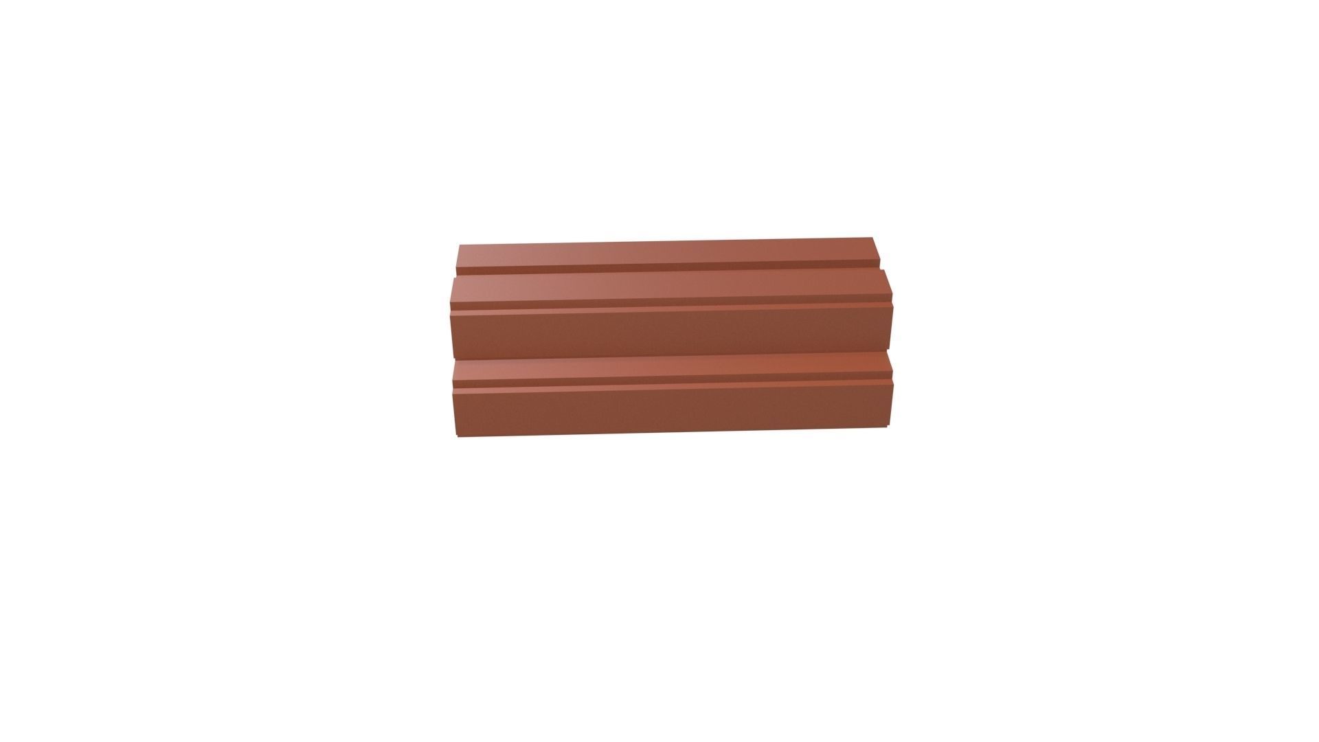 Voxel Wood Log v1 001 Low-poly 3D model_32