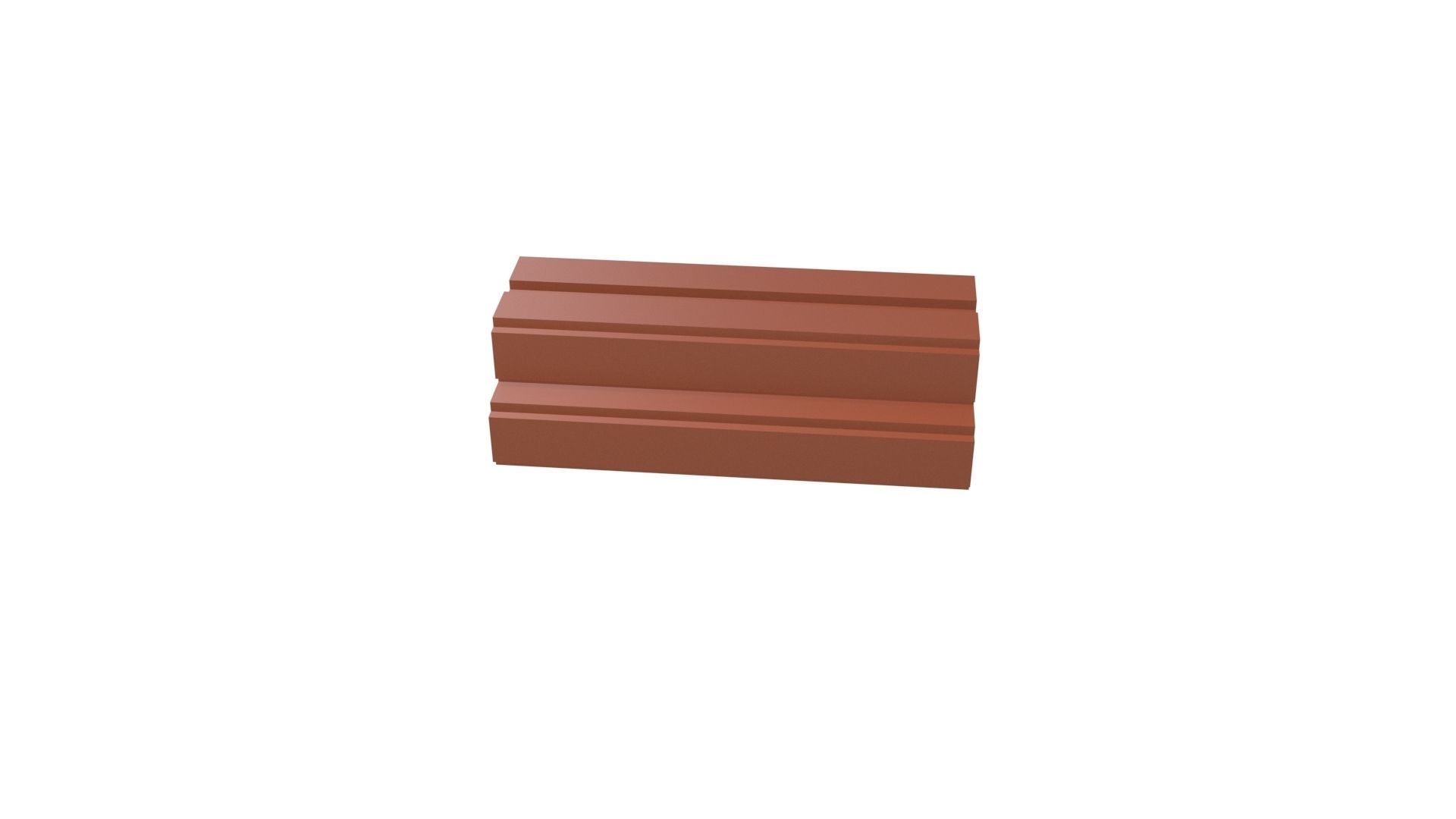 Voxel Wood Log v1 001 Low-poly 3D model_38