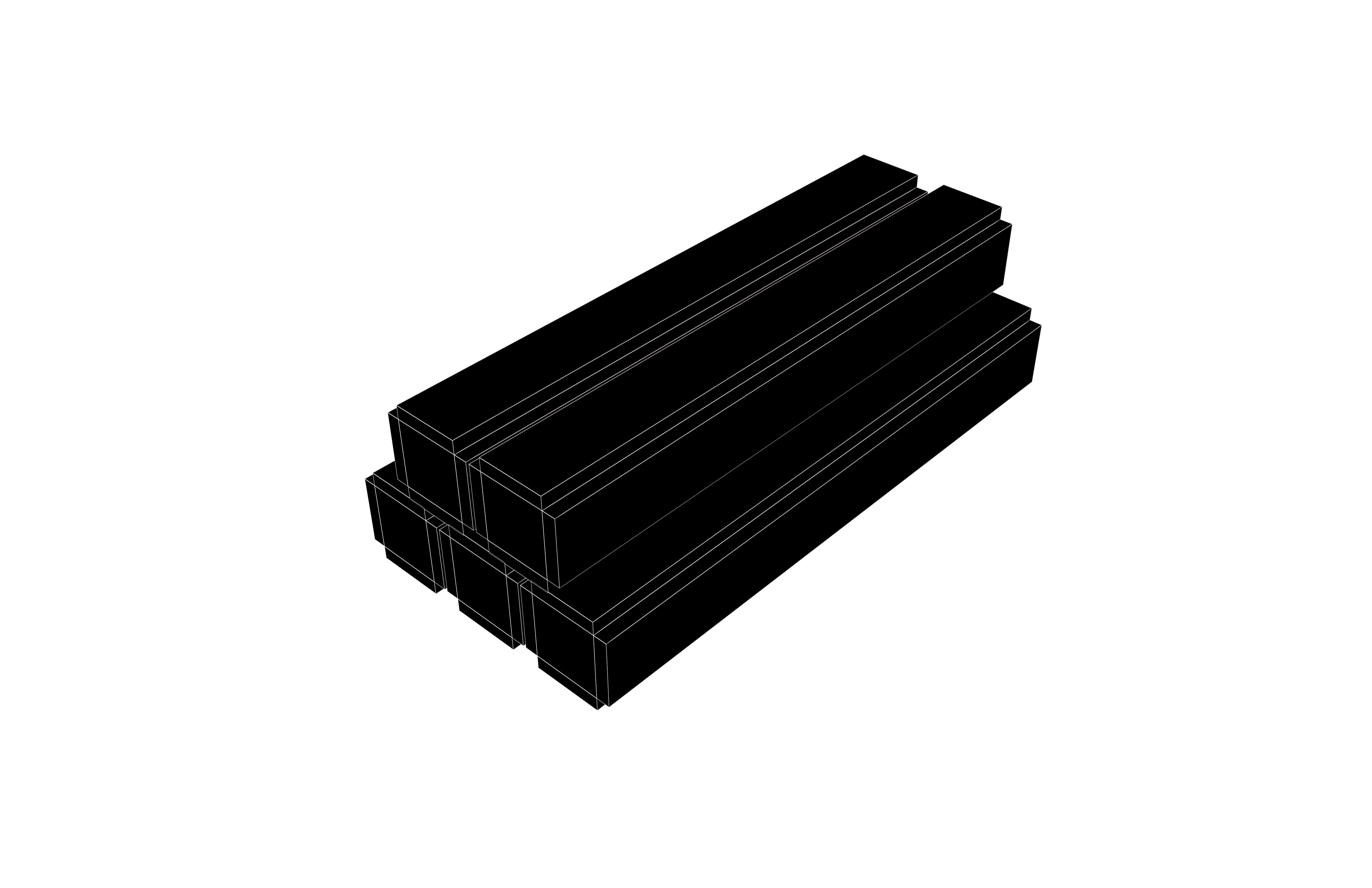 Voxel Wood Log v1 002 Low-poly 3D model_4